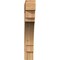 Ekena Millwork Merced Block Rough Sawn Bracket, Western Red Cedar, 6"W x 38"D x 38"H BKT06X38X38MRC05RWR - alternate 2